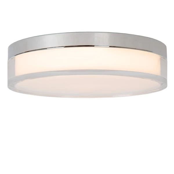 Lucide PLANO - Flush ceiling light Bathroom - Ø 23 cm - LED Dim. - CCT - 1x11W 2700K/4000K - IP44 - Opal - detail 1
